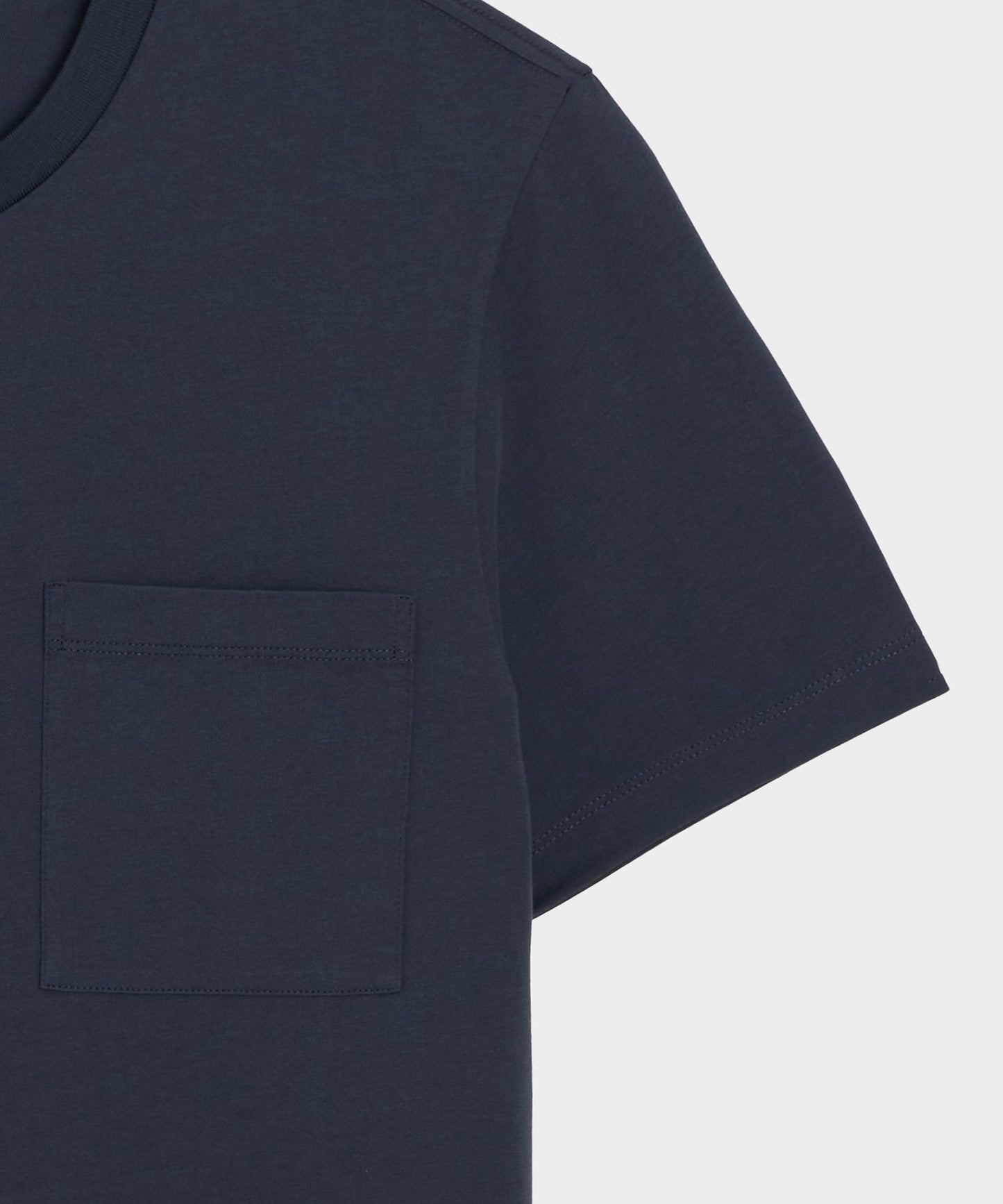 Todd Snyder Premium Jersey Pocket Tee in Navy Navy