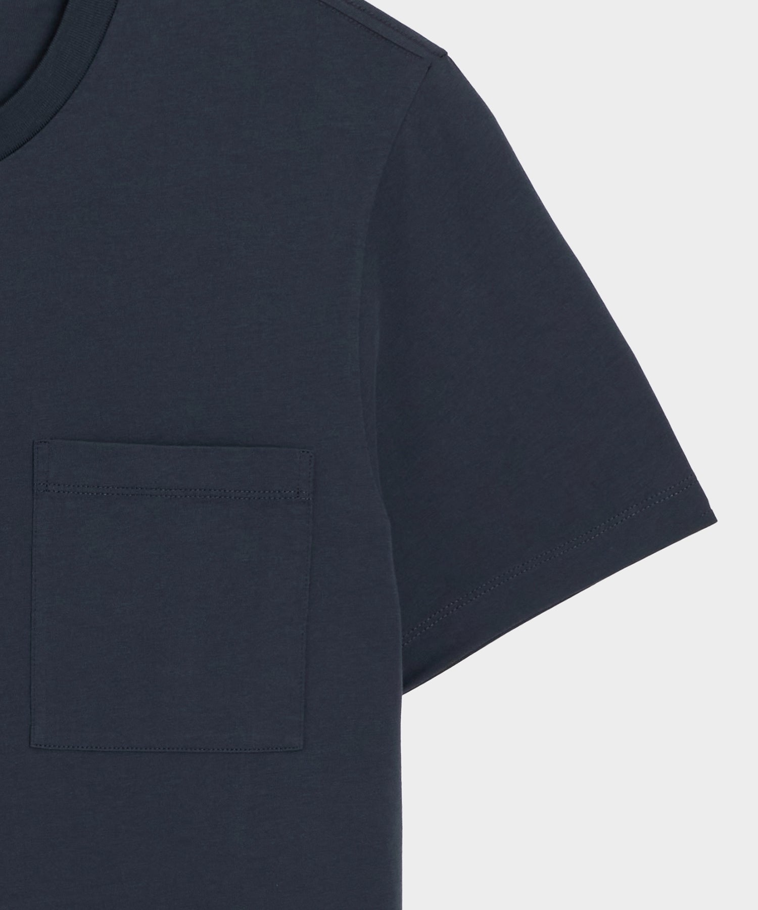 Todd Snyder Premium Jersey Pocket Tee in Navy Navy