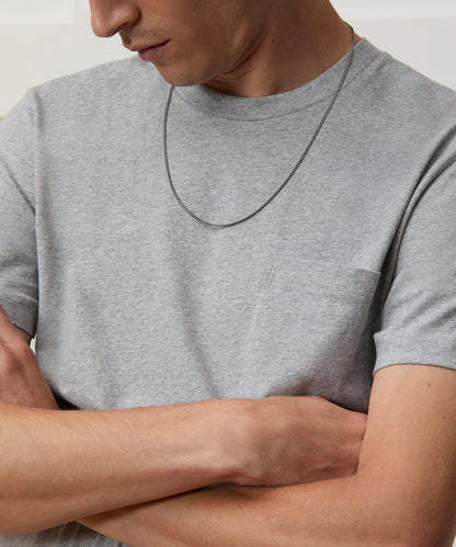 Todd Snyder Premium Jersey Pocket Tee in Grey Heather Grey Heather