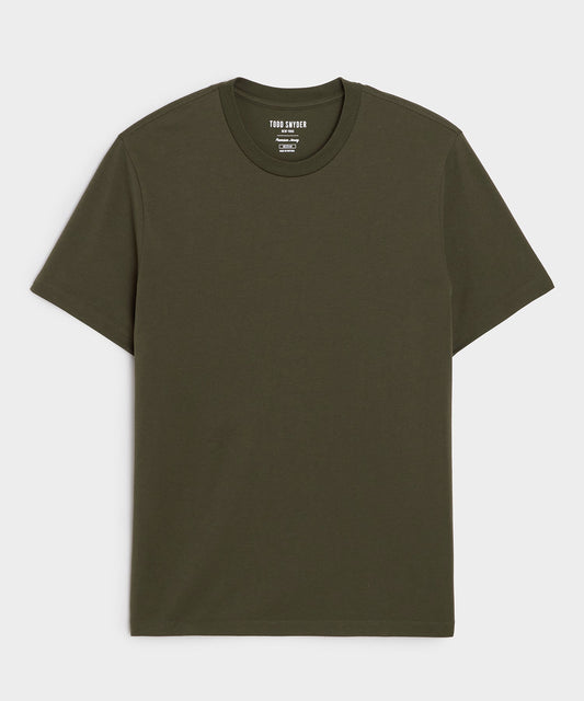 Todd Snyder Premium Jersey Tee in Snyder Olive Snyder Olive