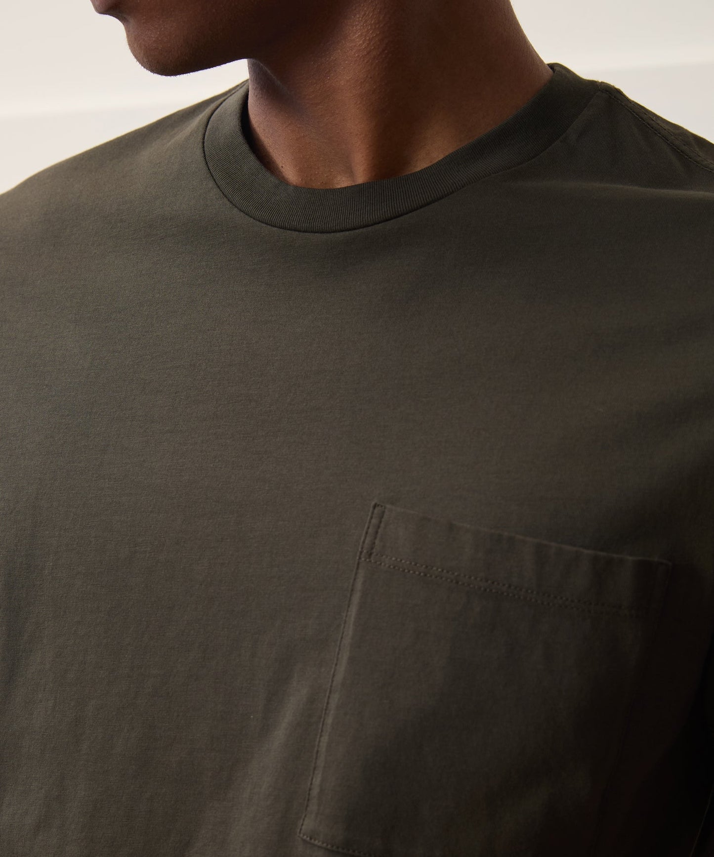 Todd Snyder Premium Jersey Tee in Snyder Olive Snyder Olive