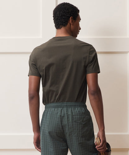 Todd Snyder Premium Jersey Tee in Snyder Olive Snyder Olive