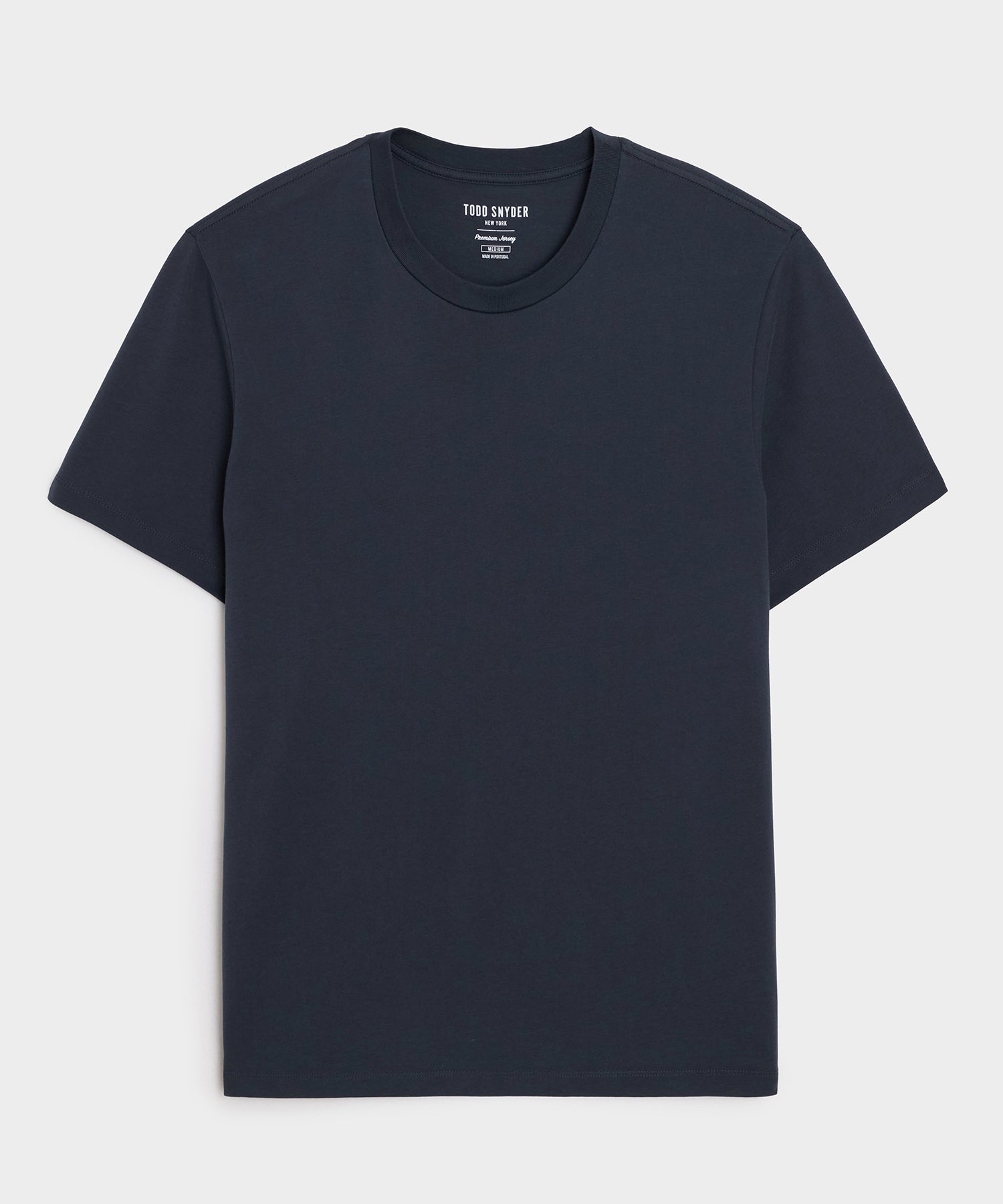 Todd Snyder Premium Jersey Tee in Navy Navy