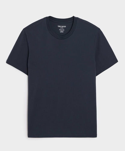 Todd Snyder Premium Jersey Tee in Navy Navy