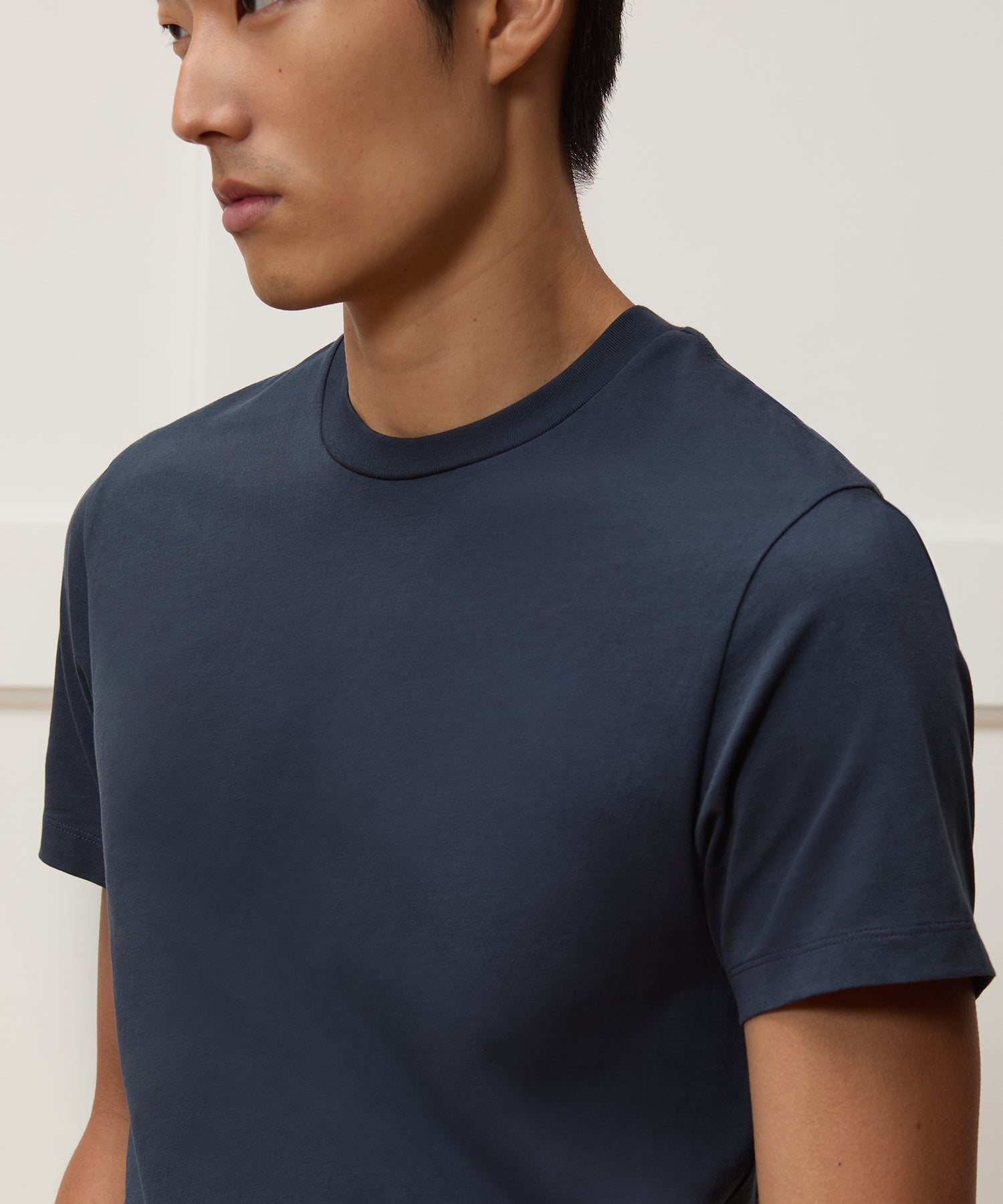 Todd Snyder Premium Jersey Tee in Navy Navy