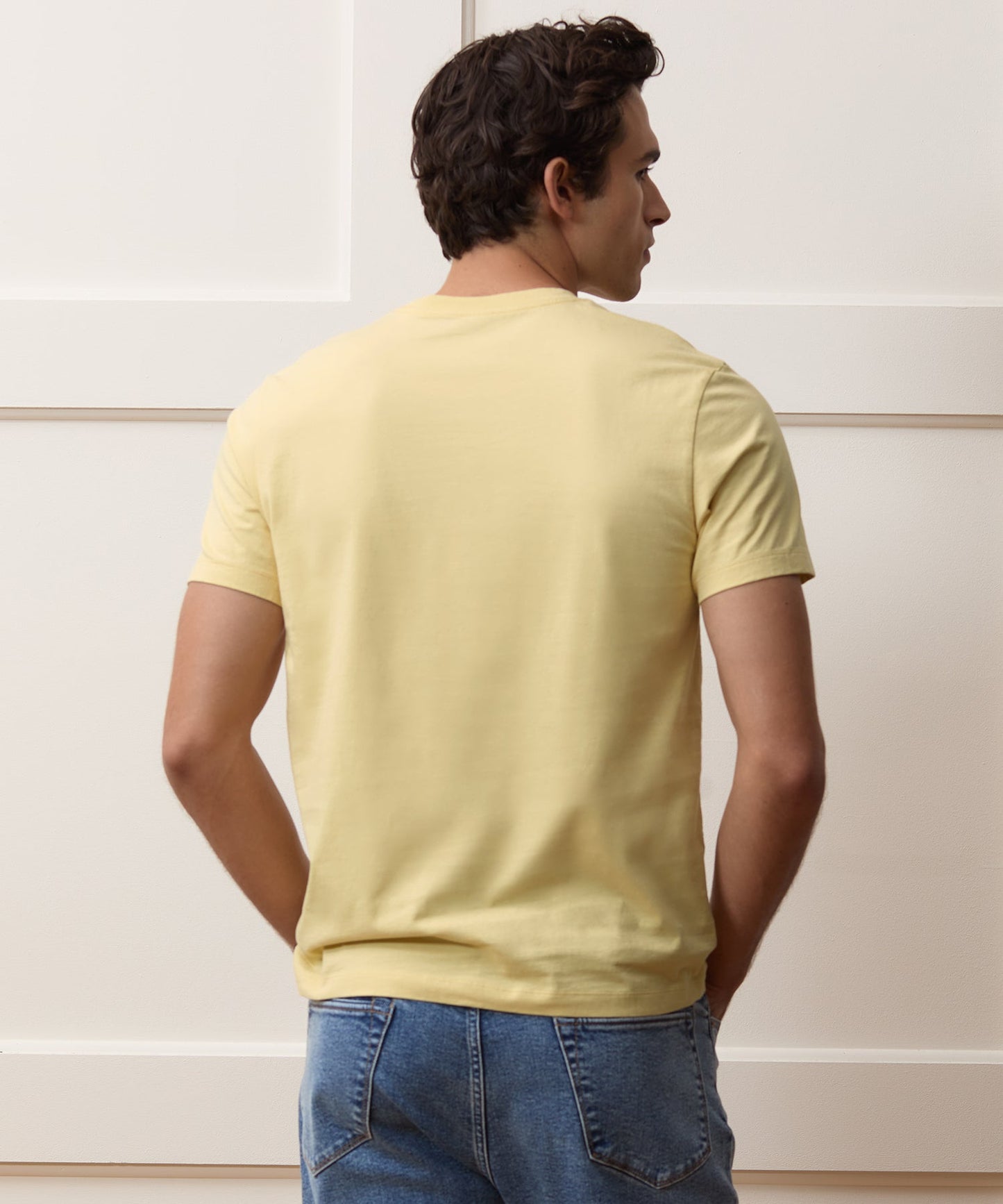 Todd Snyder Premium Jersey Tee in Sun Soaked Sun Soaked