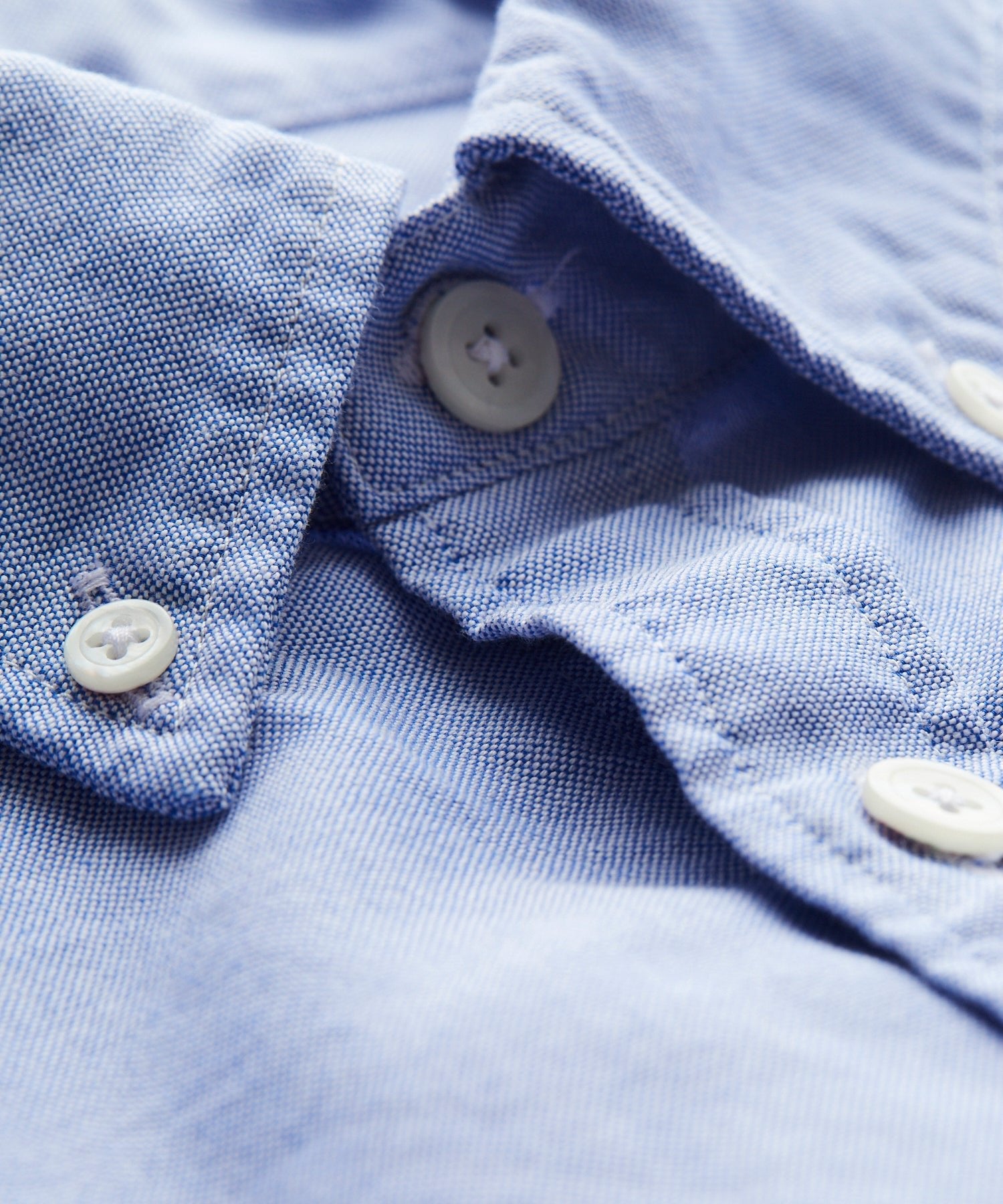 Todd Snyder Slim Fit Favorite Oxford Shirt in Blue Regatta Blue Regatta
