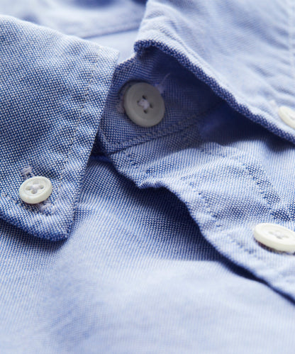 Todd Snyder Slim Fit Favorite Oxford Shirt in Blue Regatta Blue Regatta