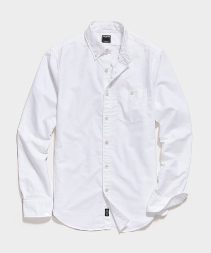 Todd Snyder Slim Fit Favorite Oxford Shirt in White White
