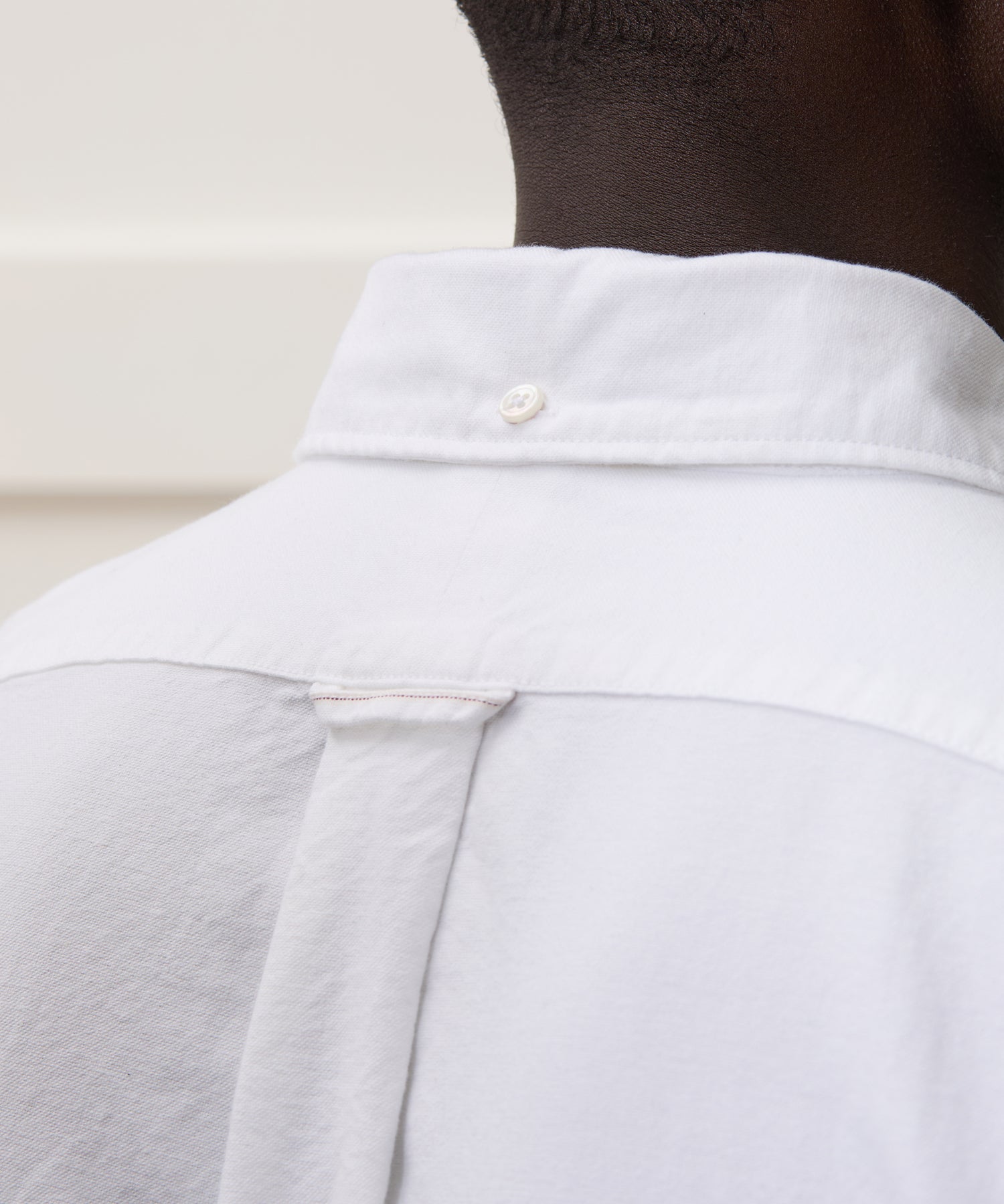 Todd Snyder Classic Fit Japanese Selvedge Oxford Button-Down Collar Shirt in White White