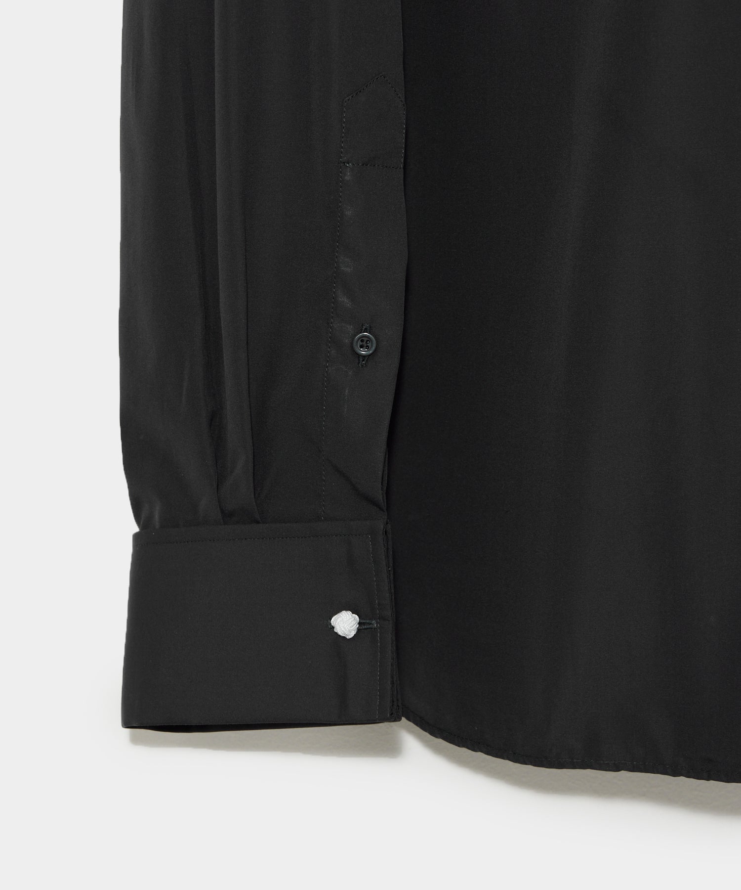 Todd Snyder Hamilton + Todd Snyder Pleated Tuxedo Shirt in Black Black