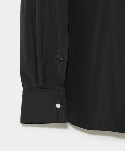 Todd Snyder Hamilton + Todd Snyder Pleated Tuxedo Shirt in Black Black
