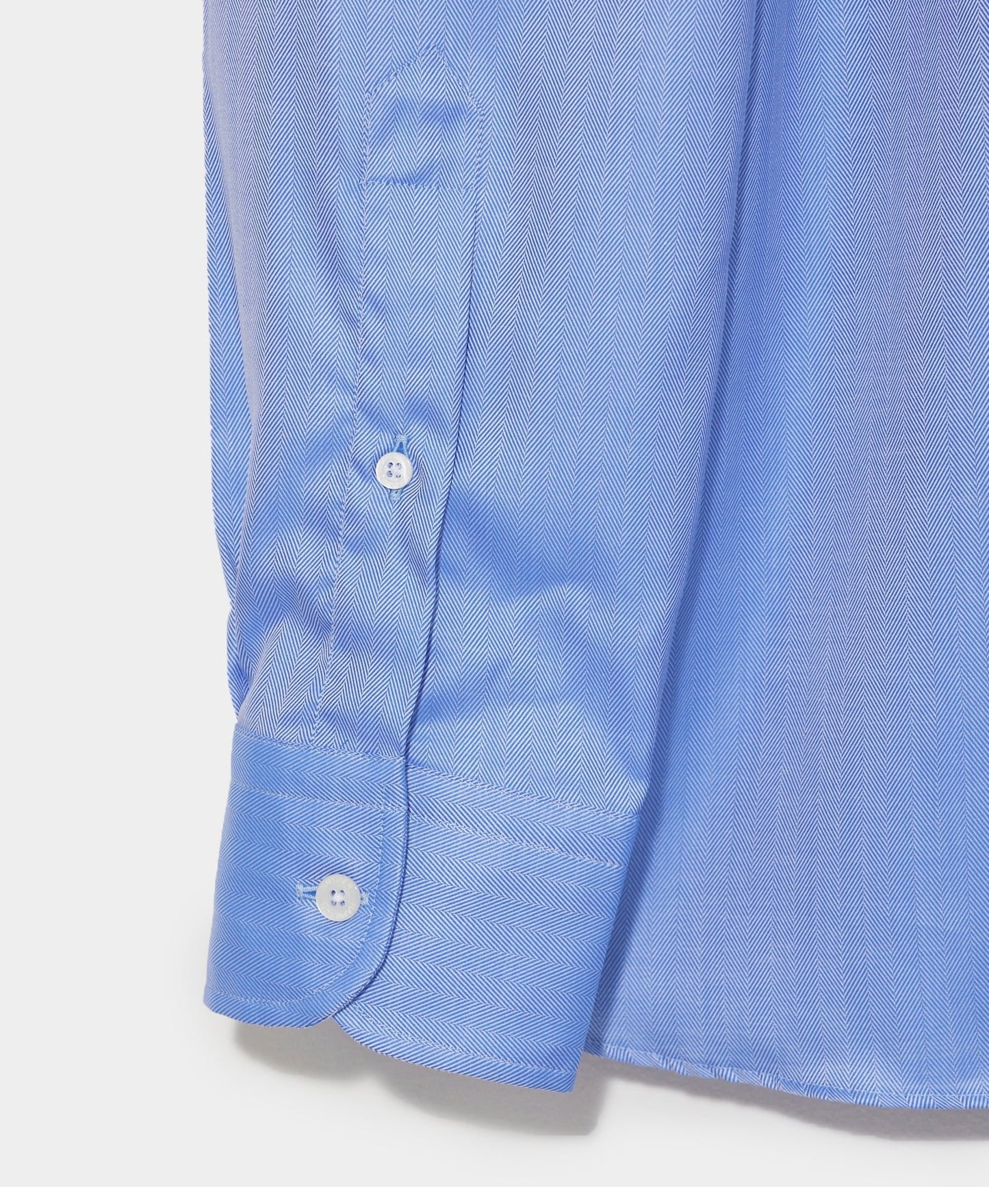 Todd Snyder Hamilton + Todd Snyder Herringbone Dress Shirt in Blue Blue