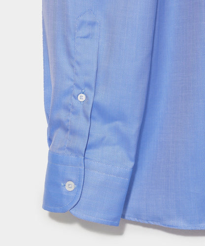Todd Snyder Hamilton + Todd Snyder Herringbone Dress Shirt in Blue Blue