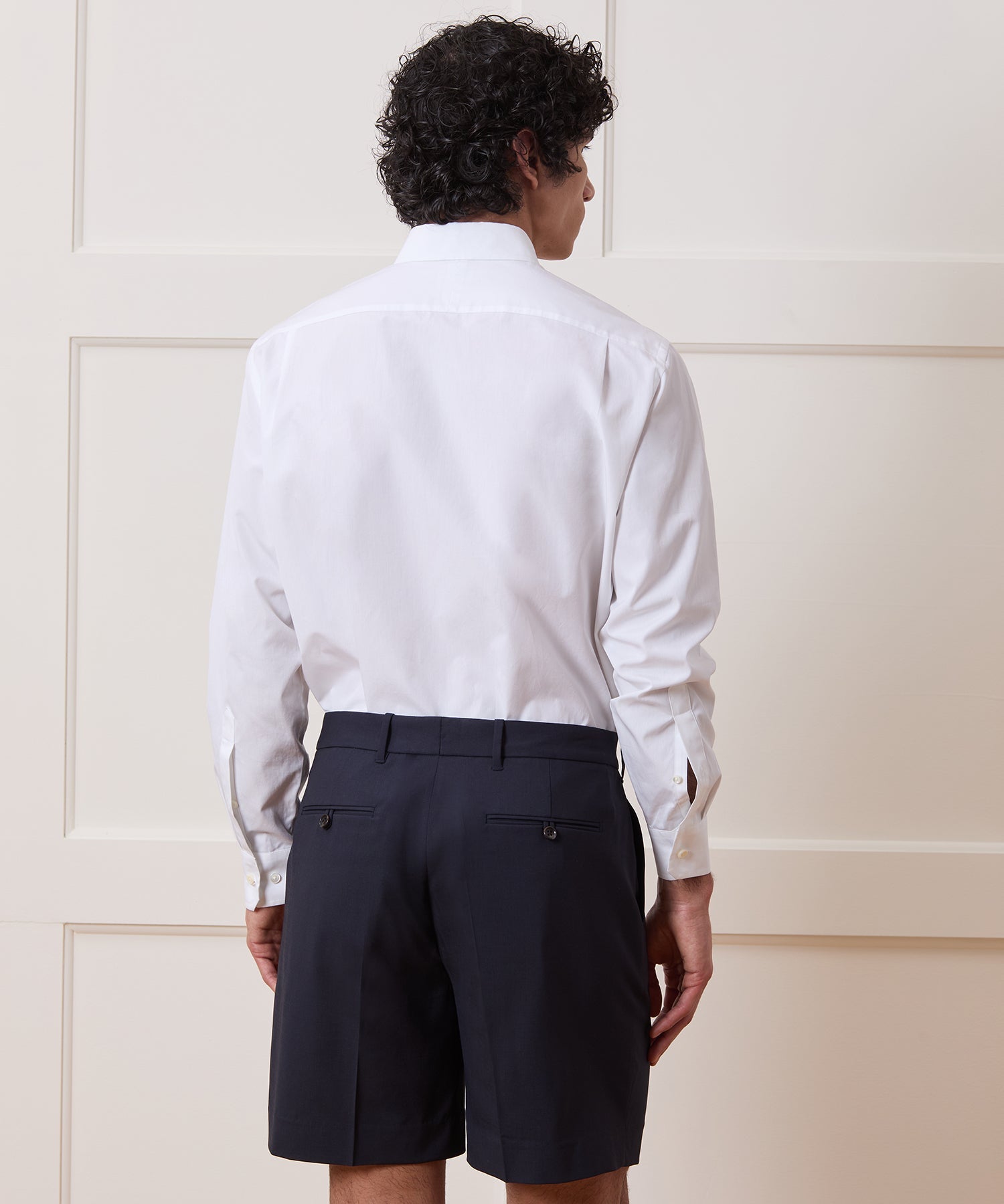 Todd Snyder Slim Fit Cotton Poplin Button-Down Collar Dress Shirt in White White