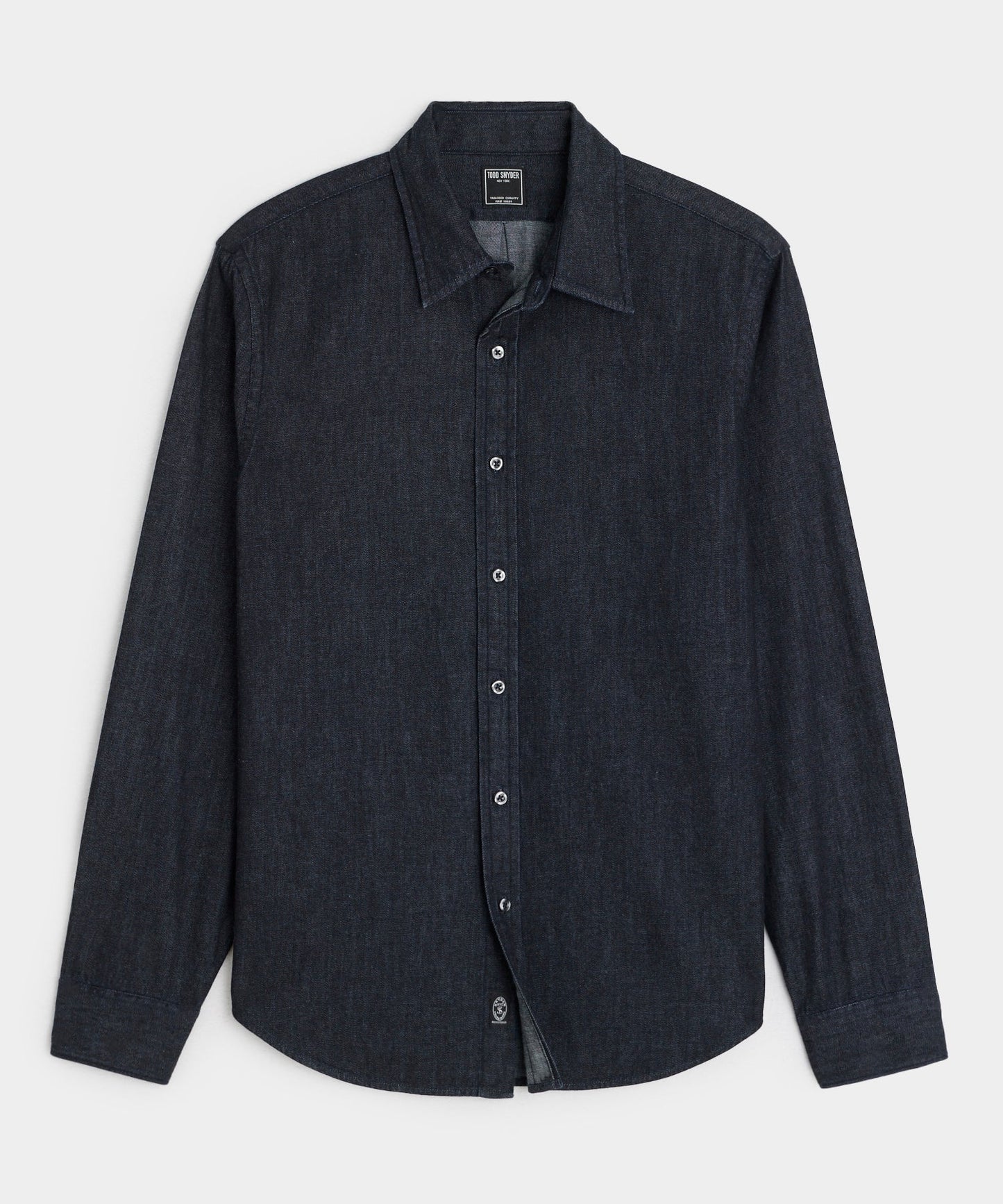 Todd Snyder Slim Fit Denim Sport Shirt in Indigo Indigo