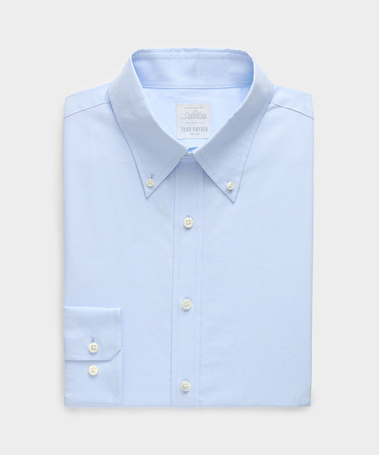 Todd Snyder Button-Down Dress Shirt in Blue Blue
