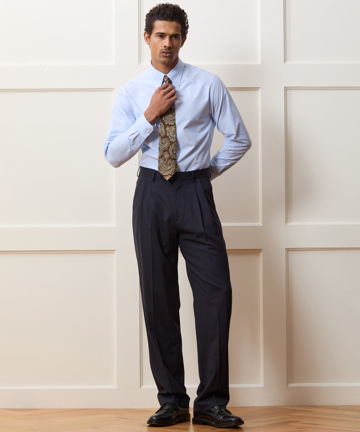 Todd Snyder Button-Down Dress Shirt in Blue Blue