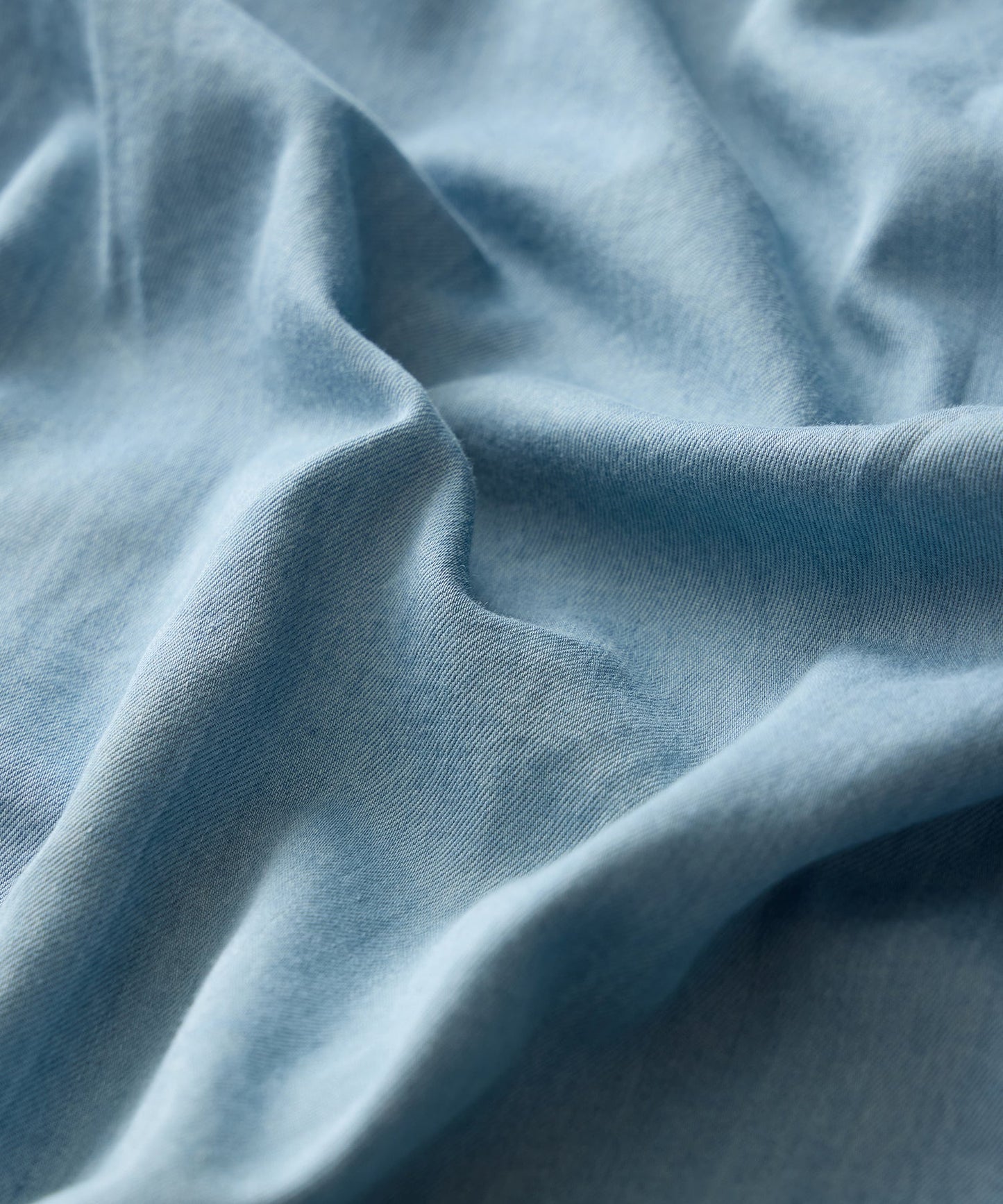Todd Snyder Chambray Spread Collar Dress Shirt Light Indigo