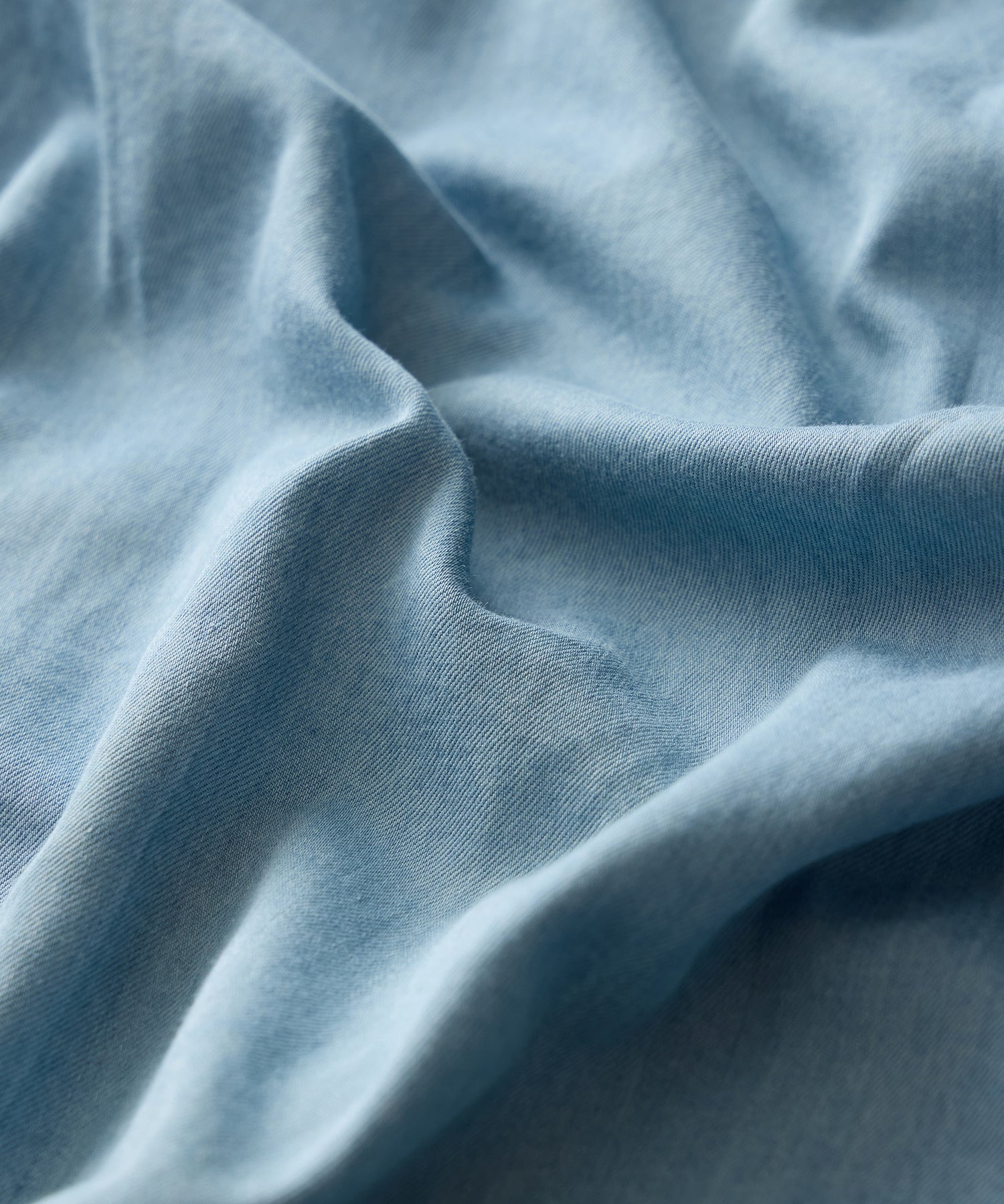 Todd Snyder Chambray Spread Collar Dress Shirt Light Indigo