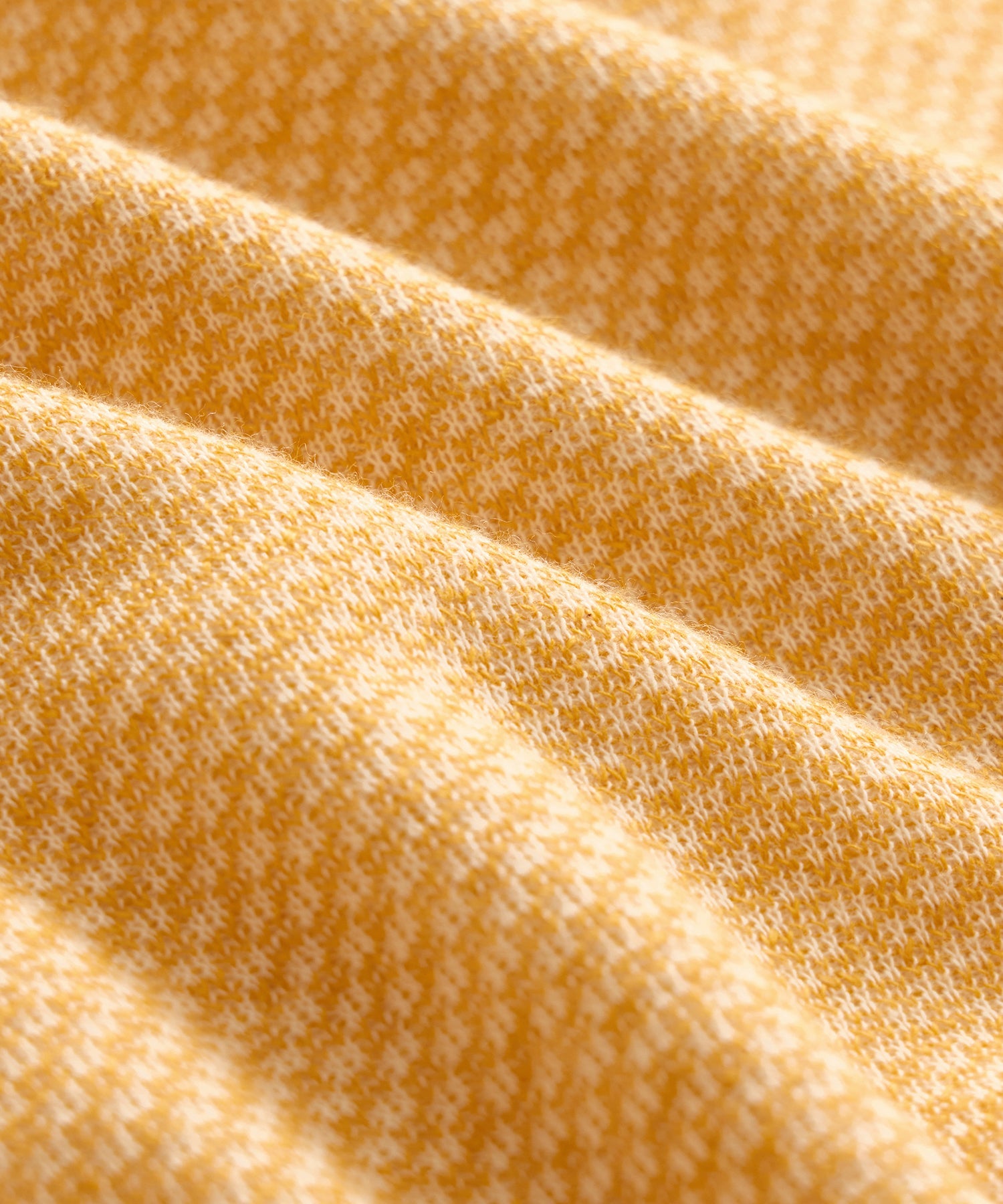 Todd Snyder Relaxed Microcheck Montauk Polo in Yellow Yellow