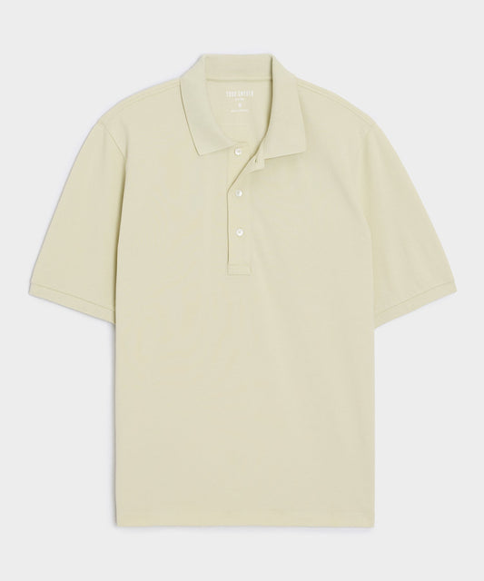Todd Snyder Cotton Pique Polo in Mint Tea Mint Tea