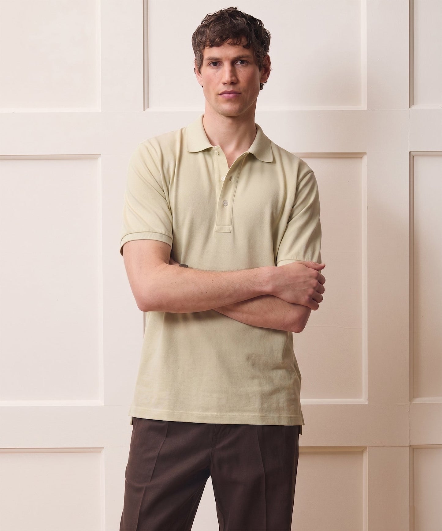 Todd Snyder Cotton Pique Polo in Mint Tea Mint Tea