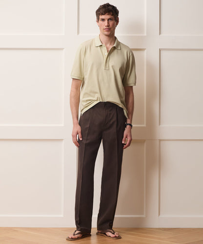 Todd Snyder Cotton Pique Polo in Mint Tea Mint Tea