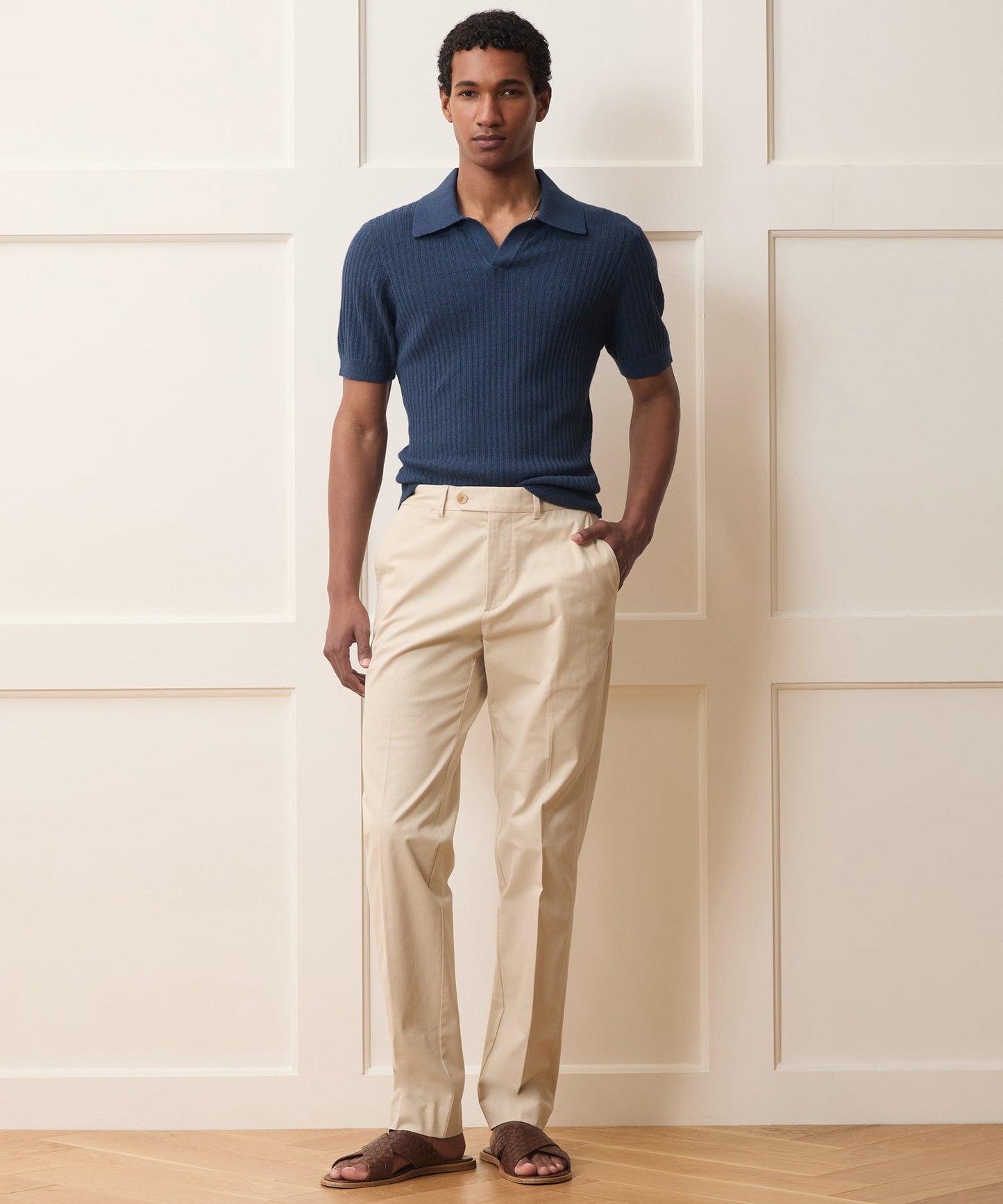 Todd Snyder Tide Montauk Sweater Polo in Classic Navy Classic Navy