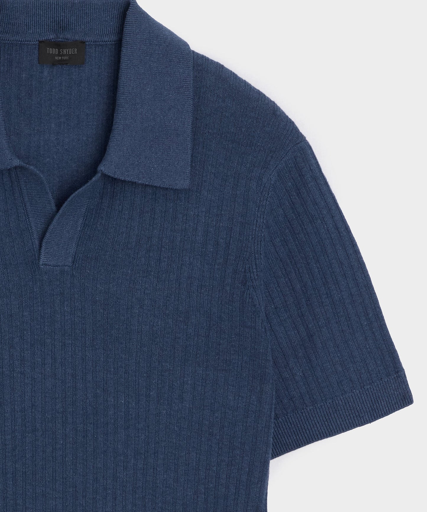 Todd Snyder Tide Montauk Sweater Polo in Classic Navy Classic Navy