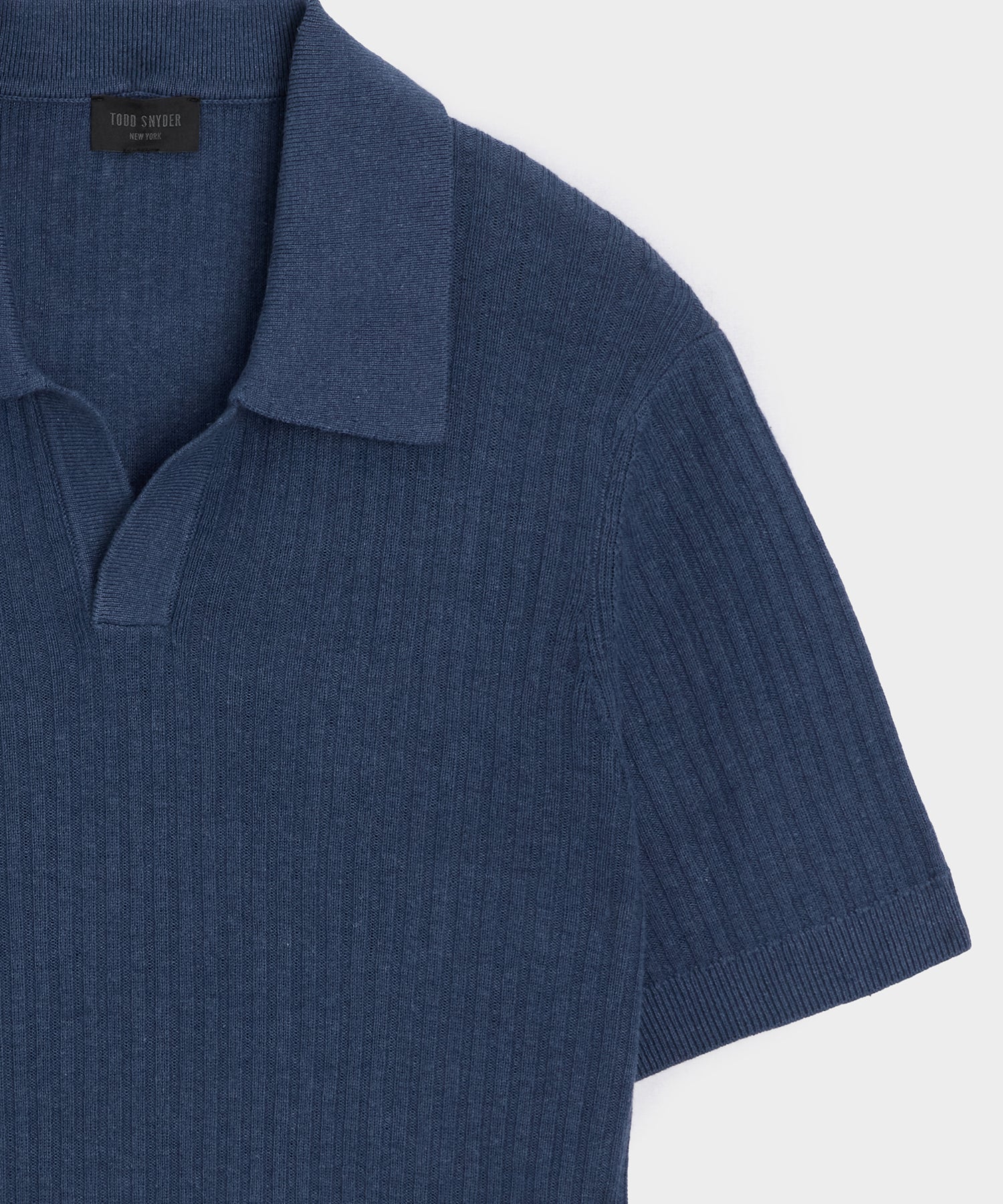 Todd Snyder Tide Montauk Sweater Polo in Classic Navy Classic Navy
