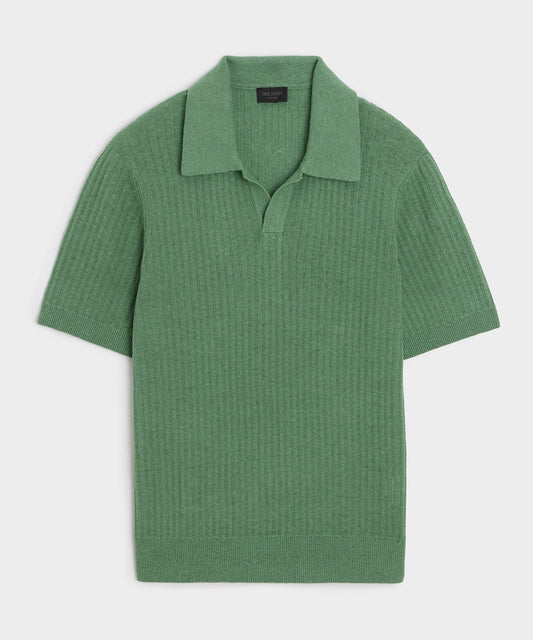 Todd Snyder Tide Montauk Sweater Polo in Mariner Slate Mariner Slate