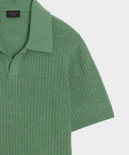 Todd Snyder Tide Montauk Sweater Polo in Mariner Slate Mariner Slate