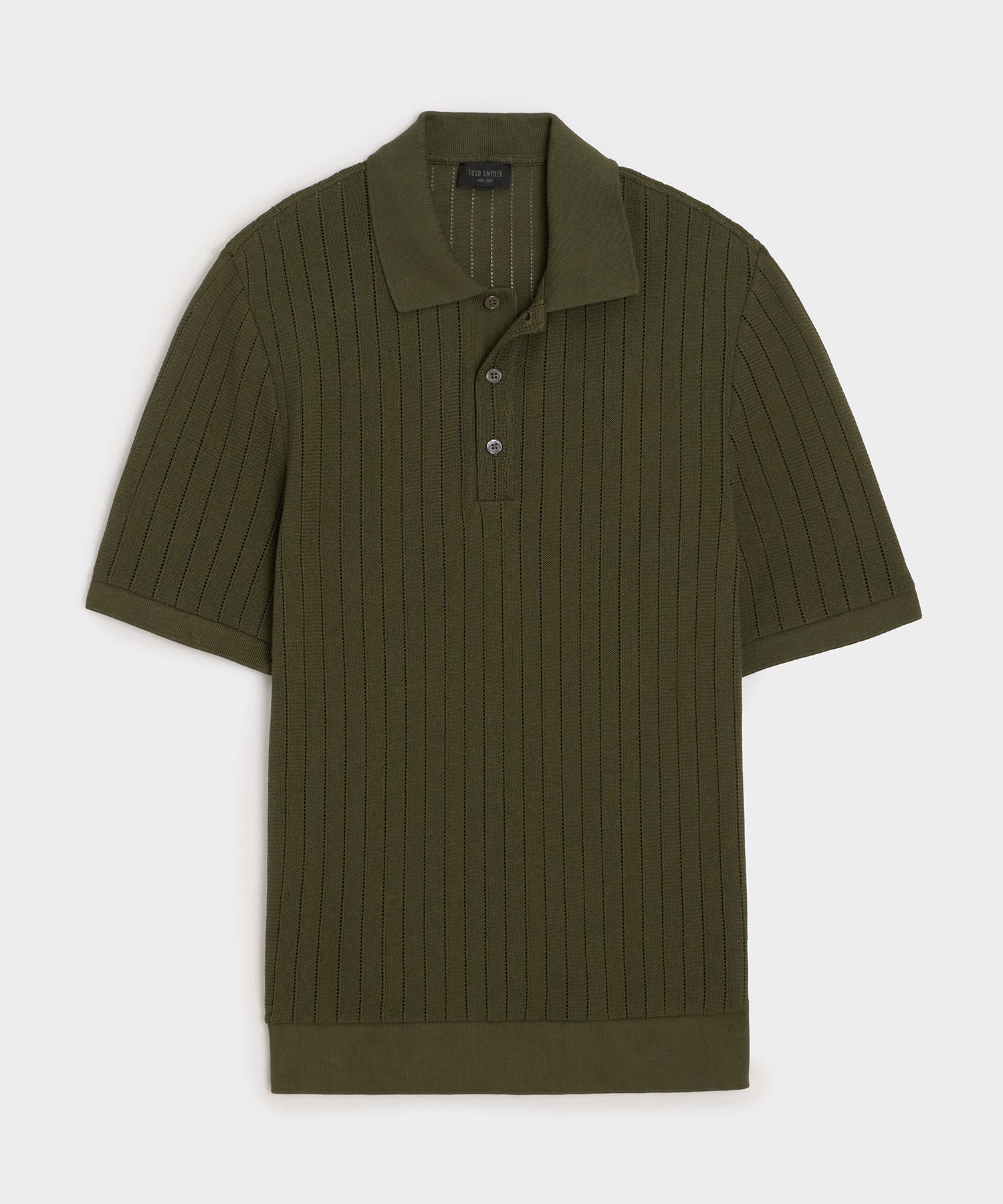 Todd Snyder Hemingway Polo in Earthbound Earthbound