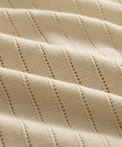 Todd Snyder Hemingway Polo in Chalk Mark Chalk Mark