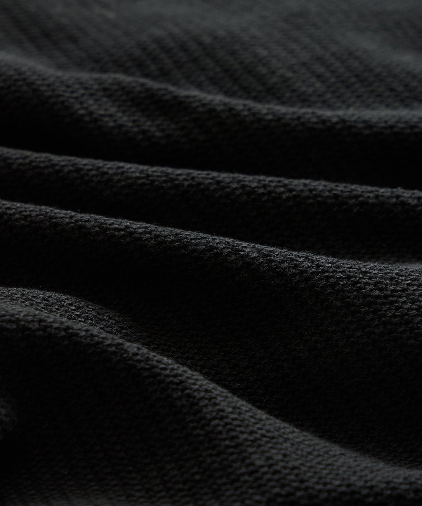 Todd Snyder Reef Zip-Up Polo in Black Black