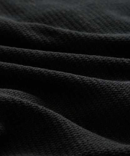 Todd Snyder Reef Zip-Up Polo in Black Black