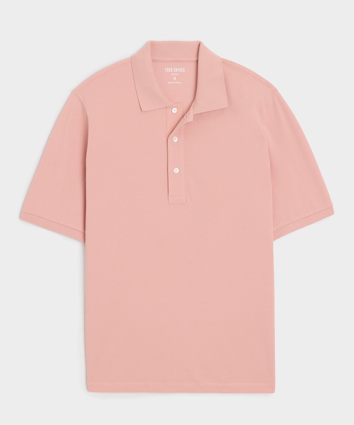 Todd Snyder Cotton Pique Polo in Dianthus Dianthus