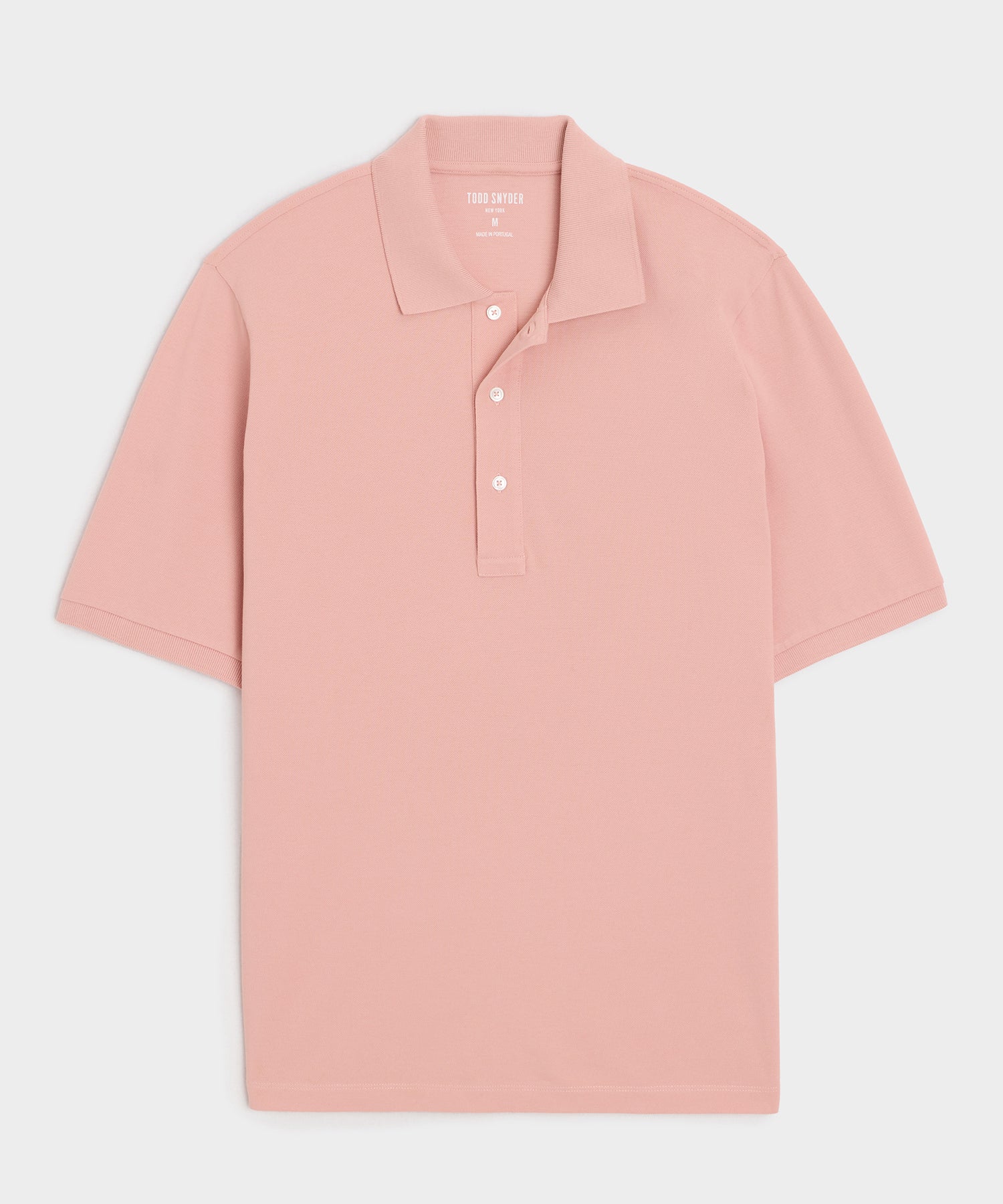Todd Snyder Cotton Pique Polo in Dianthus Dianthus