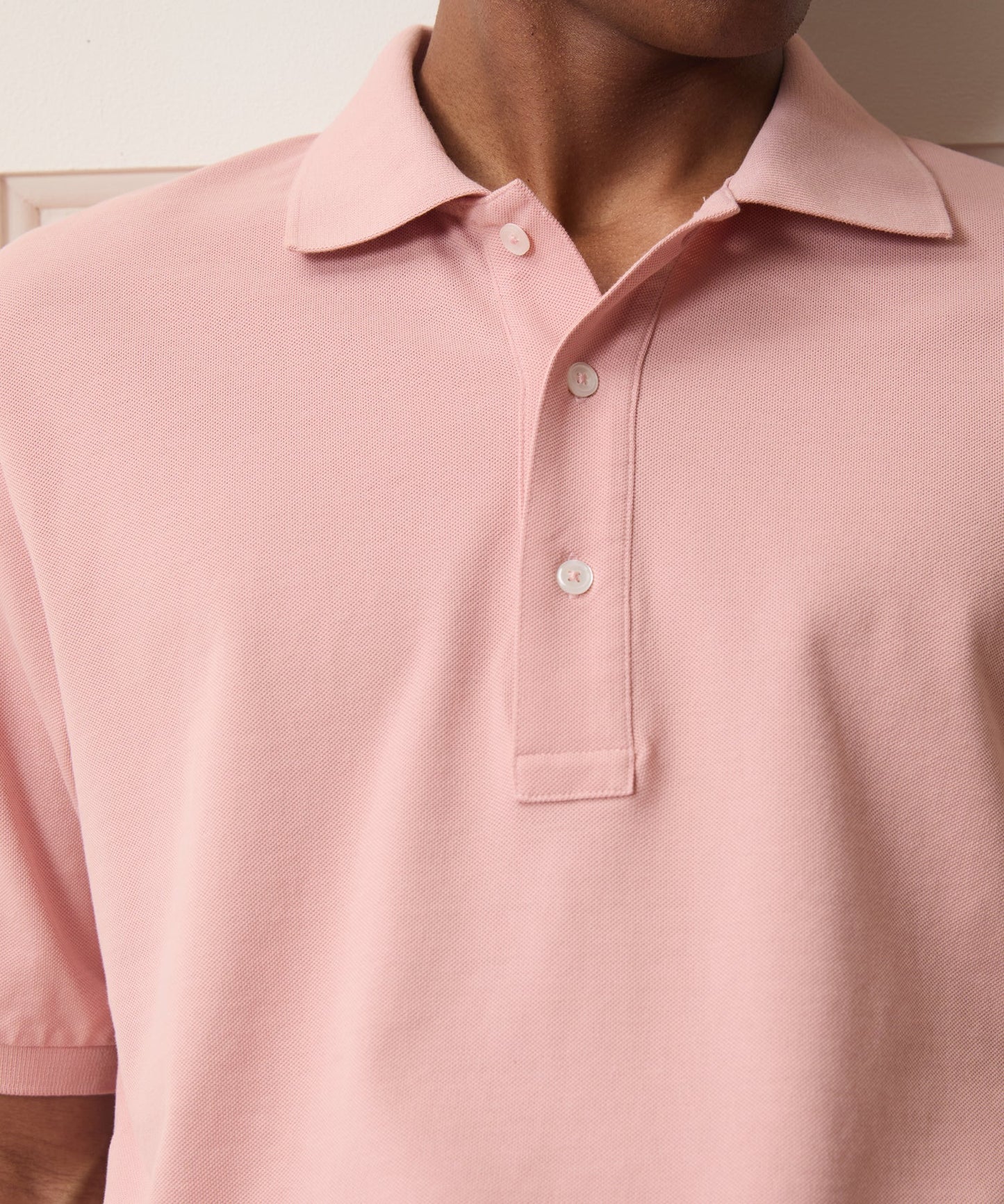 Todd Snyder Cotton Pique Polo in Dianthus Dianthus