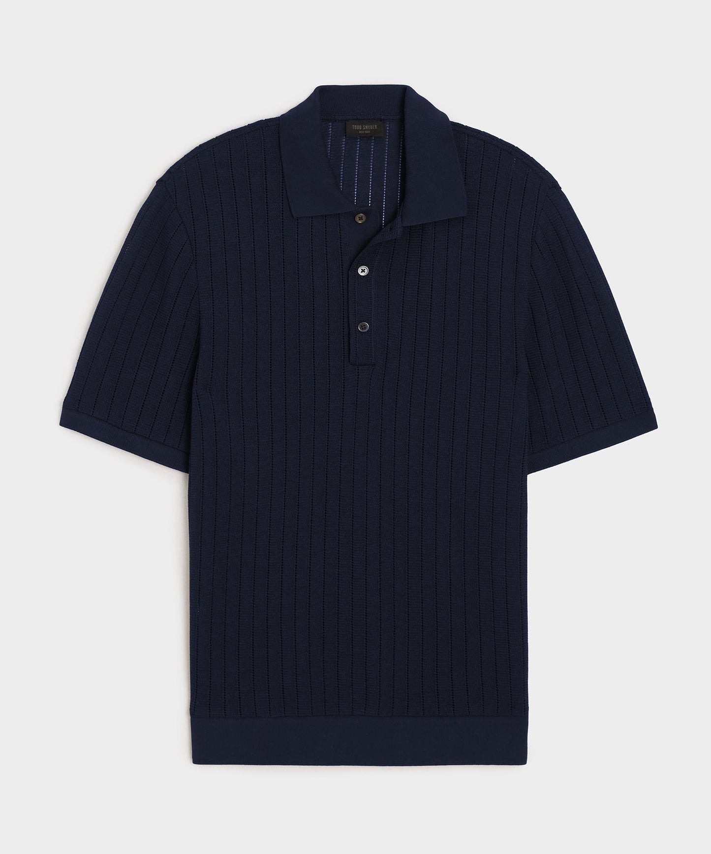 Todd Snyder Hemingway Polo in Original Navy Original Navy