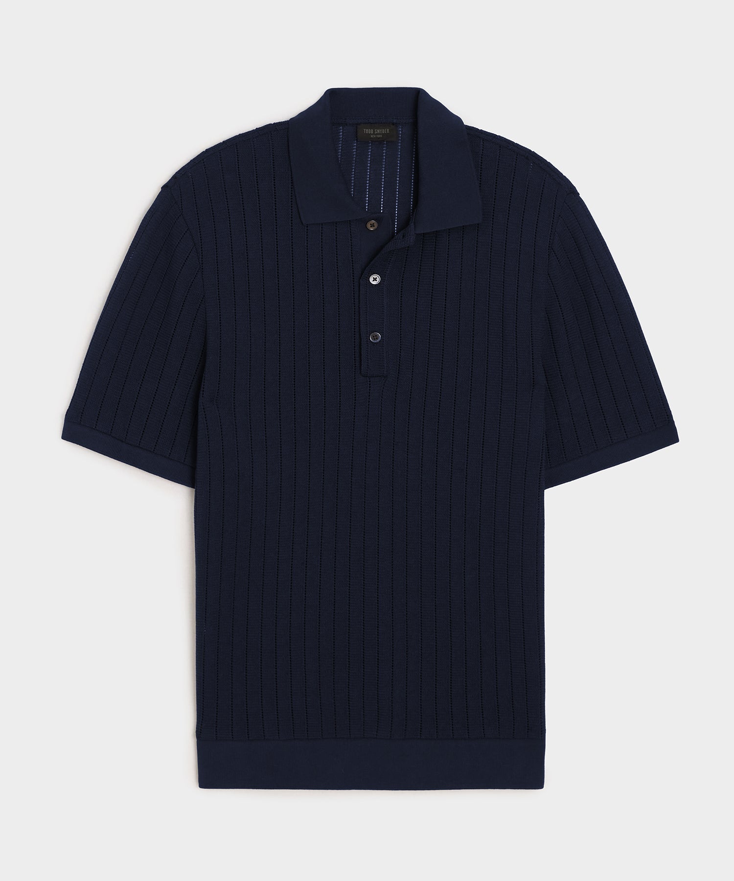 Todd Snyder Hemingway Polo in Original Navy Original Navy