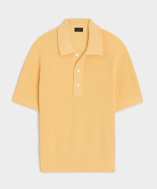 Todd Snyder Beechwood Sweater Polo in Sun Soaked Sun Soaked