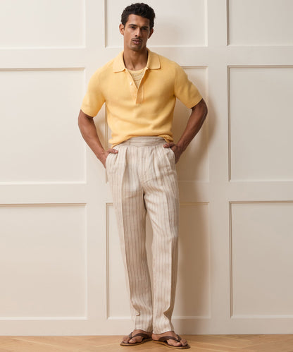 Todd Snyder Beechwood Sweater Polo in Sun Soaked Sun Soaked