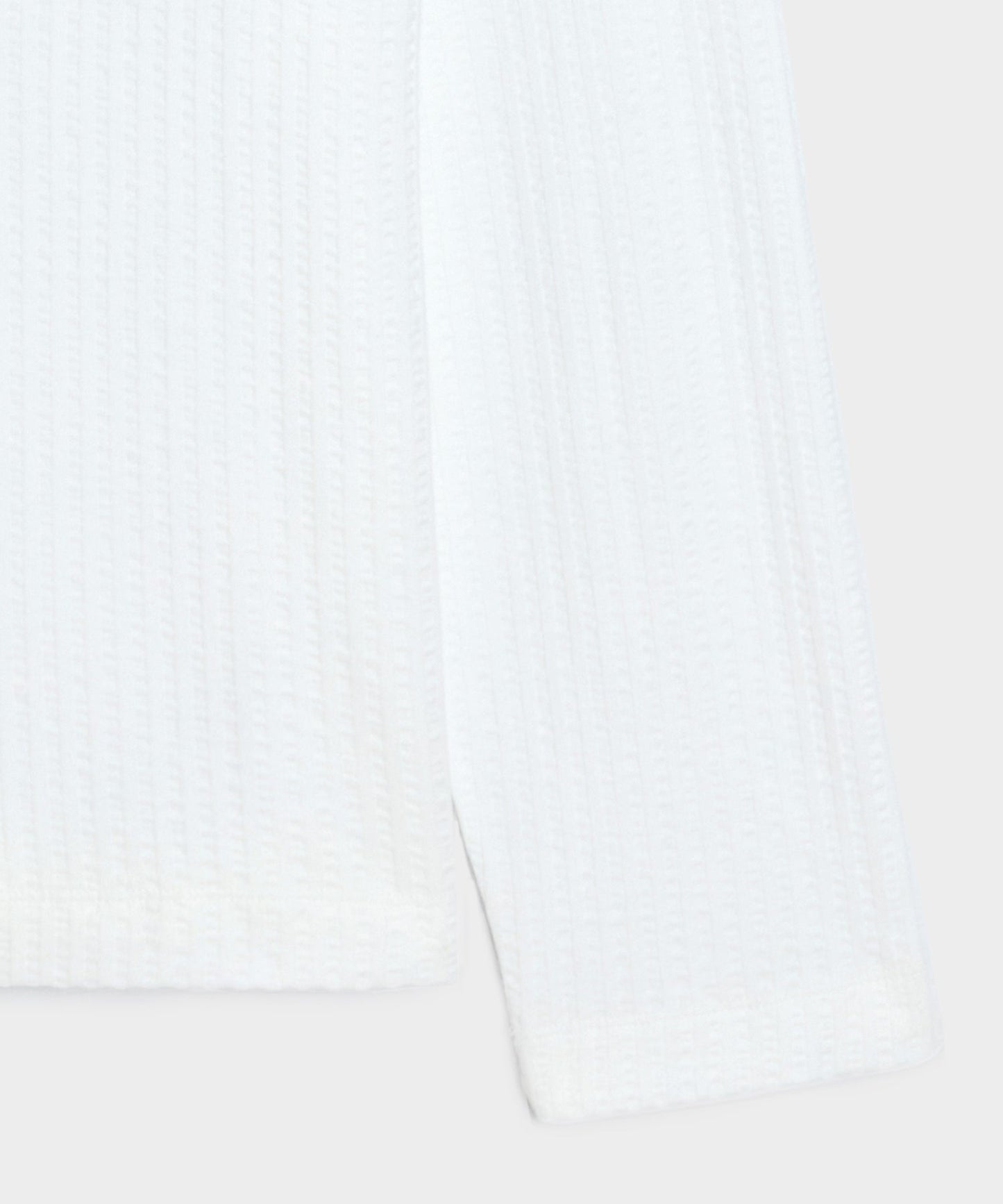 Todd Snyder Knit Seersucker Shirt in Alabaster Alabaster