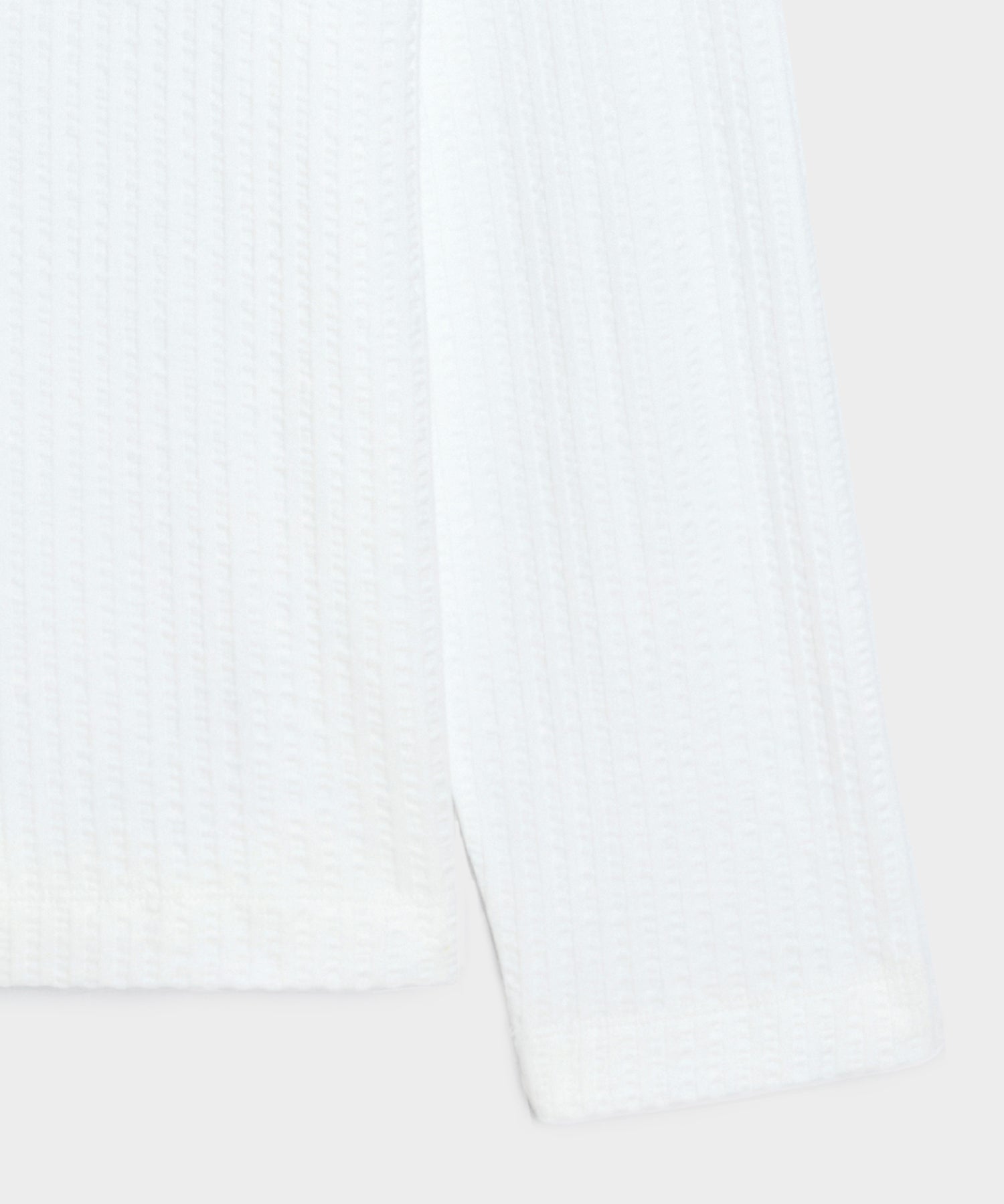 Todd Snyder Knit Seersucker Shirt in Alabaster Alabaster