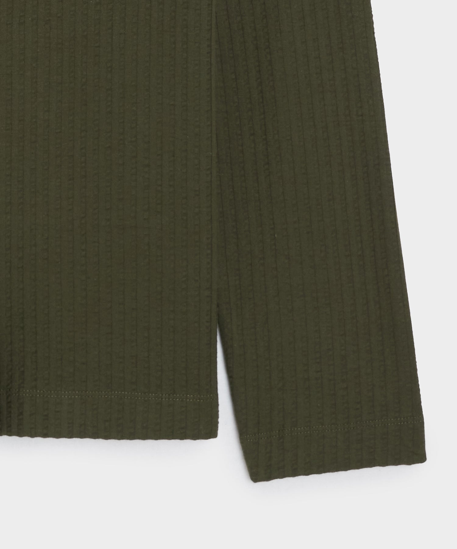 Todd Snyder Knit Seersucker Shirt in Earthbound Earthbound