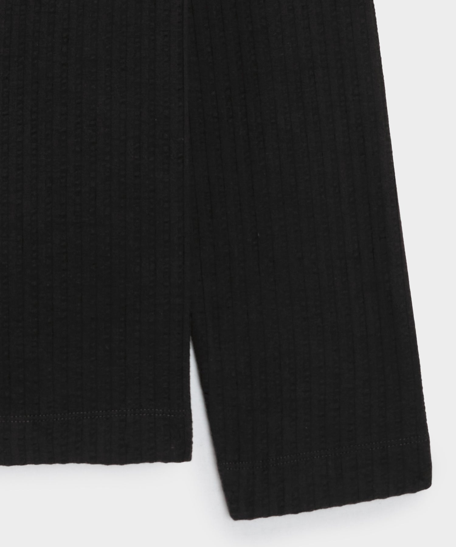 Todd Snyder Knit Seersucker Shirt in Black Black