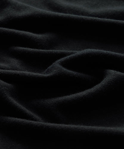 Todd Snyder Silk-Cashmere Montauk Sweater Polo in Black Black
