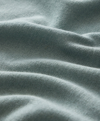 Todd Snyder Silk-Cashmere Montauk Sweater Polo in River Mist River Mist